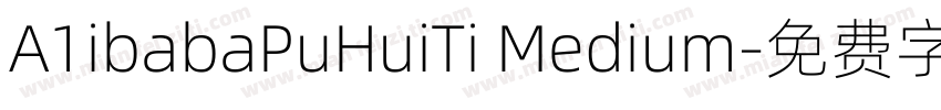 A1ibabaPuHuiTi Medium字体转换